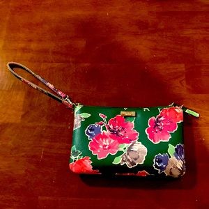 85% off Kate spade jewel tone green wristlet